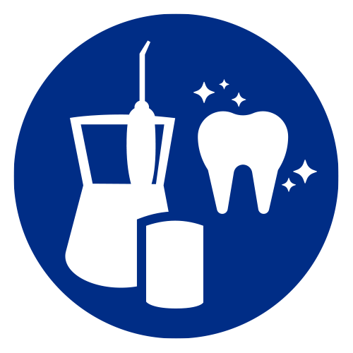 Waterflosser voor wittere tanden