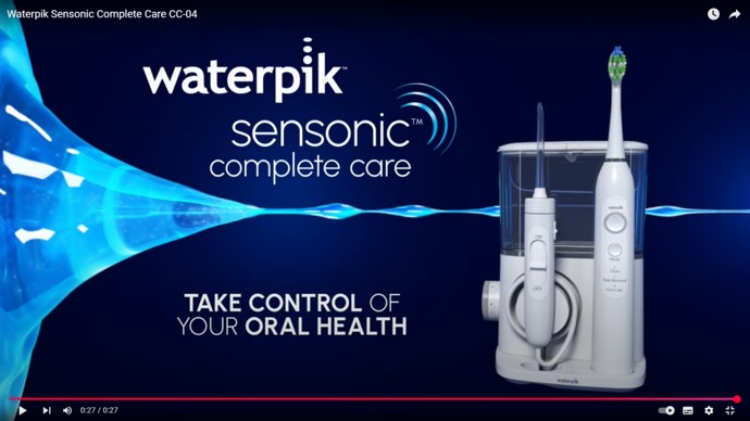 Waterflosser en tandenborstel in één